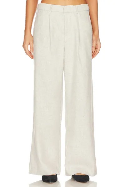 Брюки WeWoreWhat Low Rise Wool Trousers, цвет Heather Light Grey