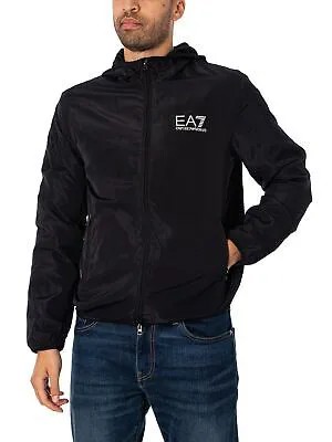 Мужская куртка-бомбер EA7, черная