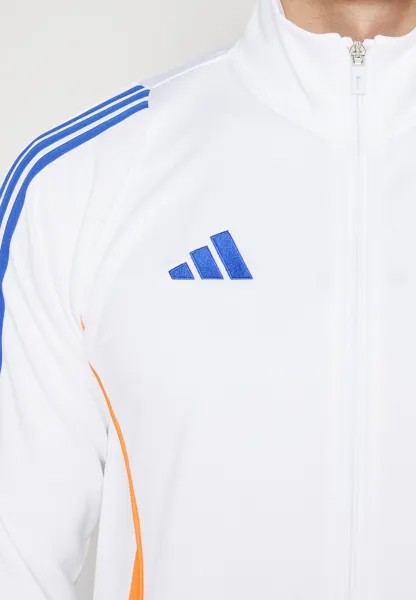 Тренировочная куртка Tiro Jacket adidas Performance, белый/солнечно-красный/ярко-синий