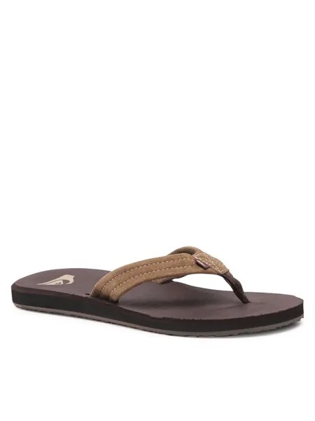 Шлепанцы мужские Quiksilver AQYL101323 хаки 44 EU