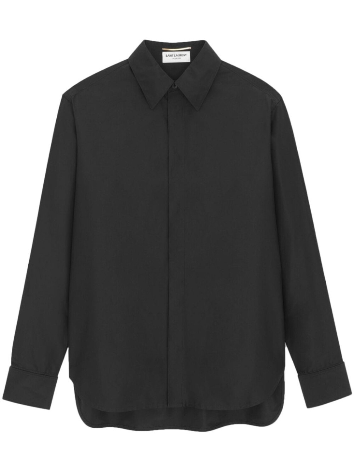 Saint Laurent рубашка на пуговицах, черный