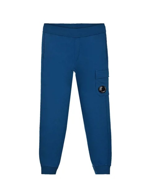 Синие спортивные брюки с карманом-карго CP Company детские