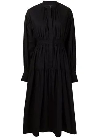 Proenza Schouler платье с открытой спиной и длинными рукавами