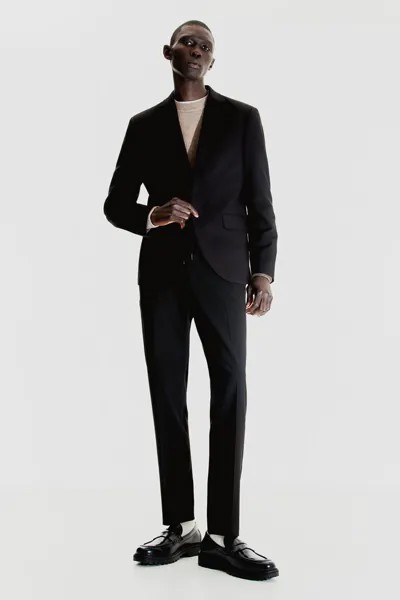 Облегающие джоггеры H&M, черный