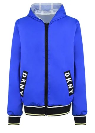 Двухсторонняя ветровка с капюшоном DKNY детская