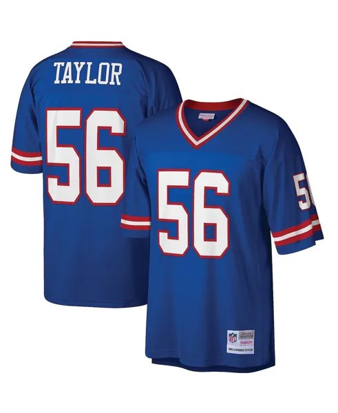 Мужская футболка lawrence taylor royal new york giants big and tall 1986 года, копия джерси для пенсионеров Mitchell & Ness