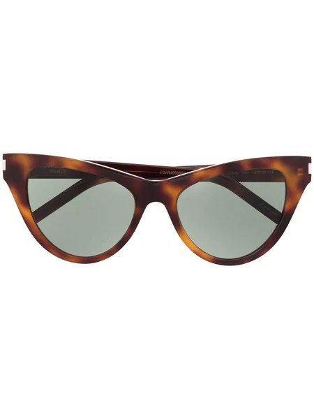 Saint Laurent Eyewear солнцезащитные очки в оправе 'кошачий глаз'