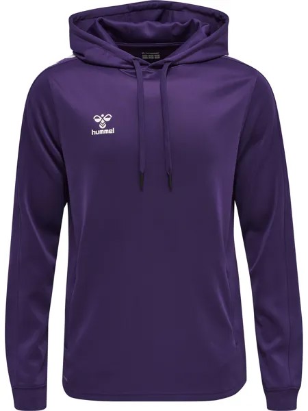 Толстовка Hummel Hoodie Hmlcore Xk Poly Sweat Hoodie, цвет ACAI/WHITE