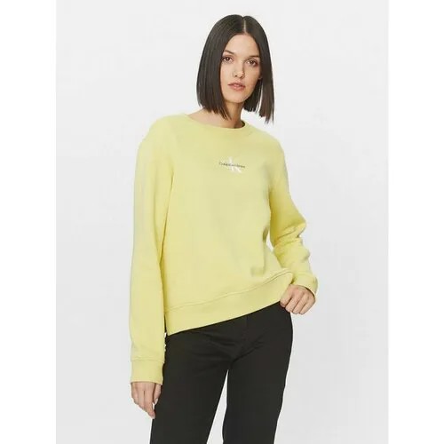 Свитшот Calvin Klein Jeans, размер S [INT], желтый