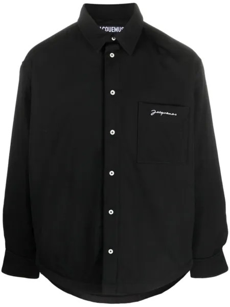 Jacquemus куртка-рубашка La Chemise Boulanger, черный