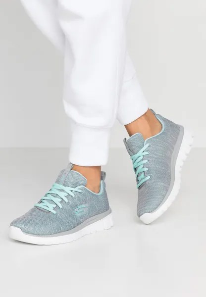 Кроссовки Skechers Graceful, серый / мятный