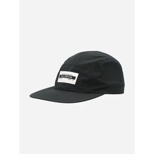Кепка Salomon CAP FIVE P, размер OneSize, черный