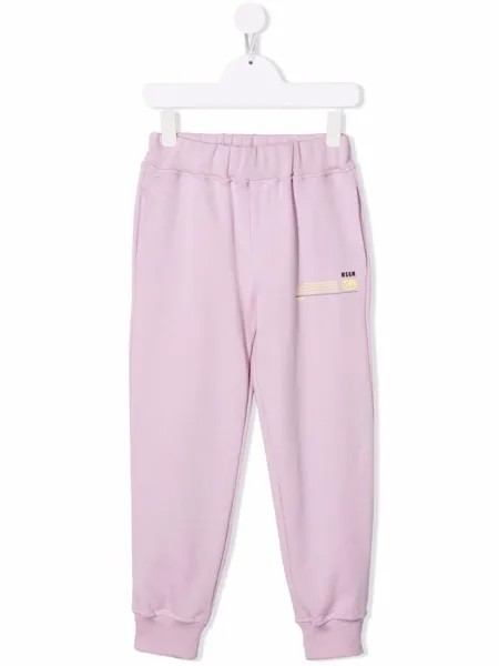 MSGM Kids спортивные брюки Future