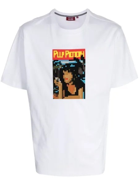 Mostly Heard Rarely Seen 8-Bit футболка Pulp с графичным принтом, белый