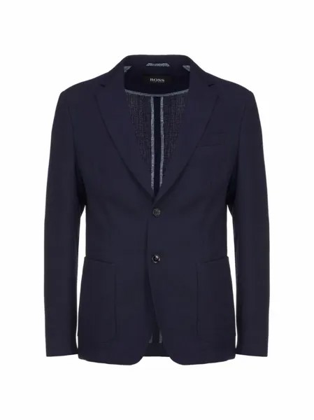 Шерстяной однобортный пиджак Hugo Boss