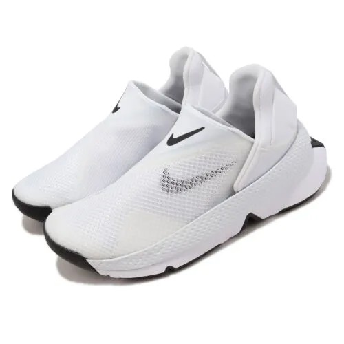 Nike Wmns Go Flyease White Black Women Slip On Casual Lifestyle Shoes DR5540-102