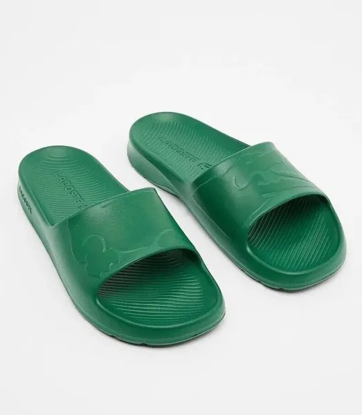 Мужские сандалии Lacoste Slides Lacoste Croco 2.0 Green Slides НОВИНКА