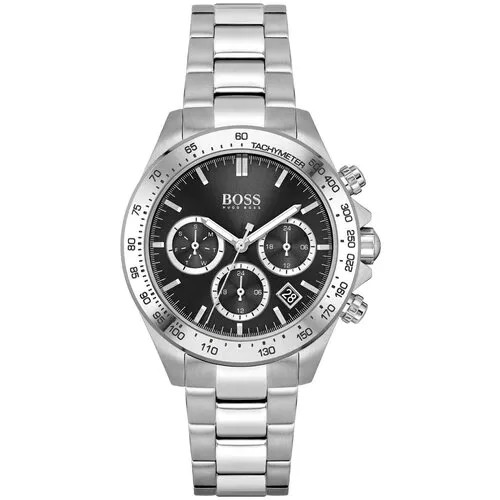 Наручные часы BOSS Novia Sport Lux, серебряный, черный
