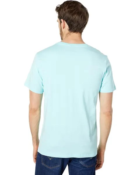 Футболка U.S. POLO ASSN. Solid Crew Neck Pocket T-Shirt, цвет Easy Turquoise