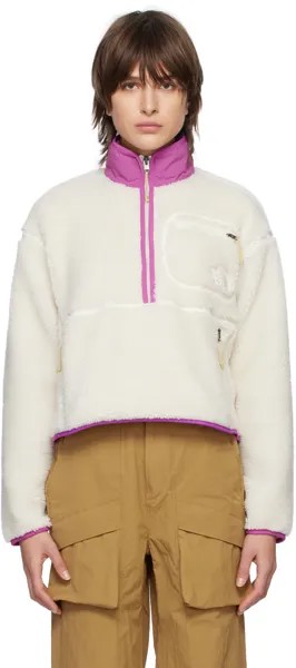 Белый свитшот с экстремальным ворсом The North Face