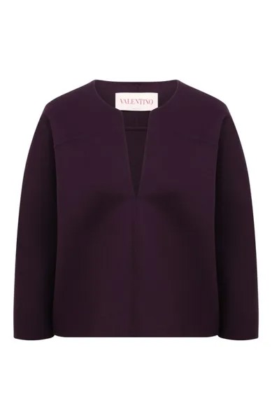 Накидка из шерсти и кашемира Valentino