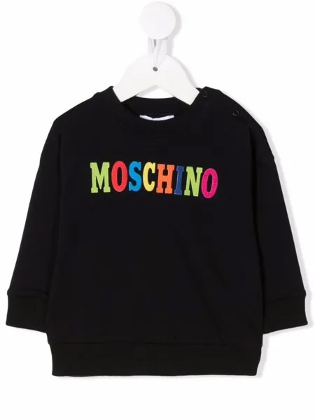 Moschino Kids толстовка с логотипом