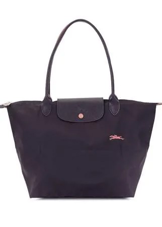 Longchamp сумка на плечо с вышитым логотипом