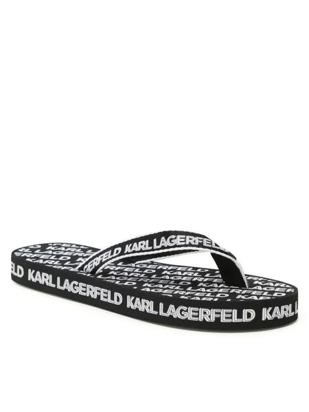 Вьетнамки женские Karl Lagerfeld KL81003 Y01 черные 36-37 EU