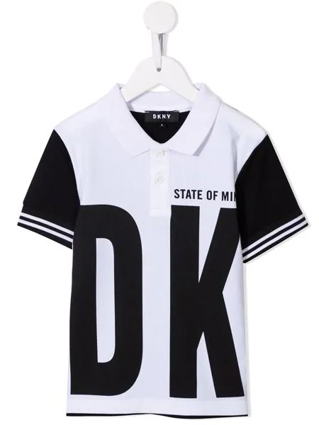 Dkny Kids рубашка поло с логотипом