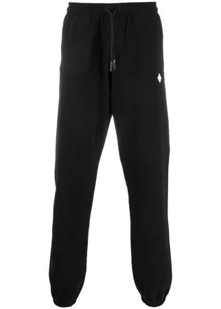 Marcelo Burlon County of Milan спортивные брюки с вышитым логотипом и кулиской