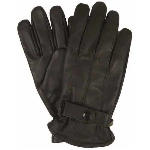 Перчатки Mark Seven, демисезон/зима, натуральная кожа, подкладка, размер L, коричневый