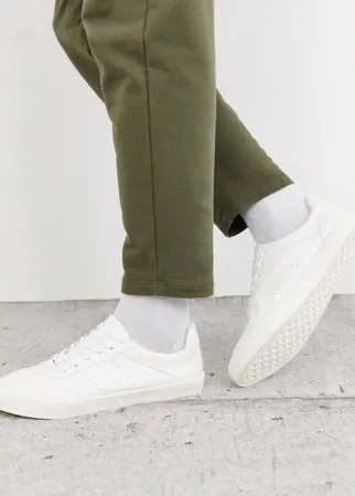 Белые кроссовки в стиле ретро Topman-Белый
