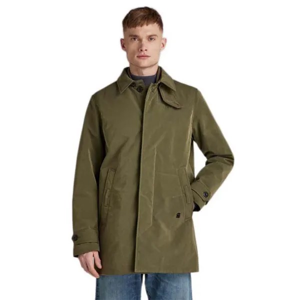 Куртка G-Star Utility Paded Trench, зеленый