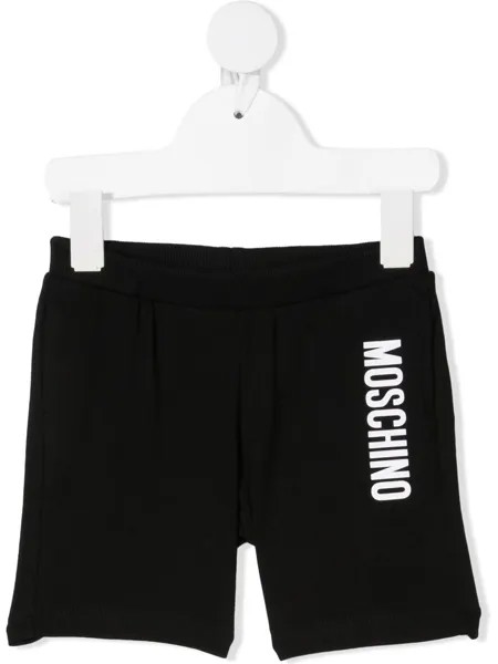 Moschino Kids спортивные шорты с логотипом