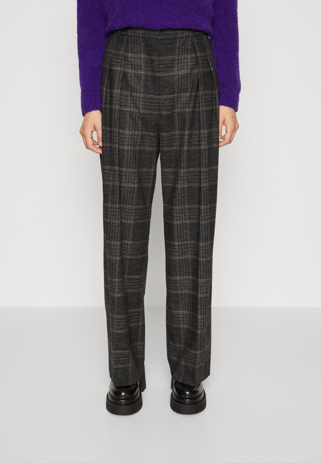 Брюки ENZO WONDERFUL CHECK DAY Birger et Mikkelsen, серый