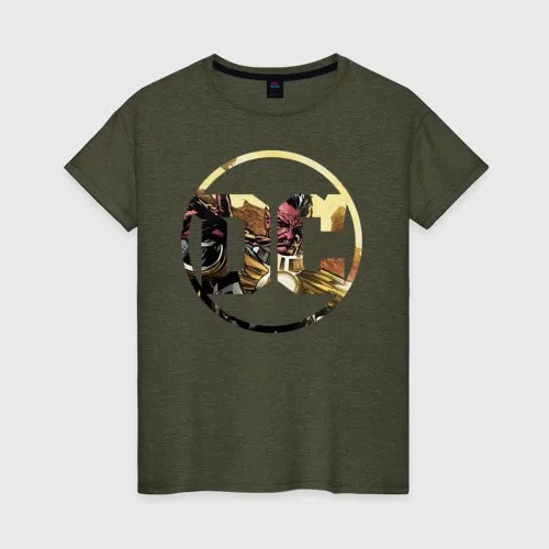Футболка женская ВсеМайки 2227785 хаки XXXL