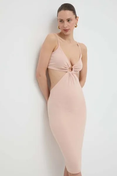 Платье Elisabetta Franchi, розовый