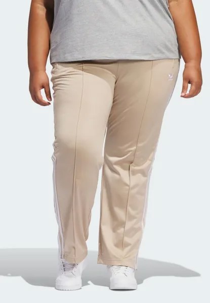Спортивные брюки ADICOLOR CLASSICS FIREBIRD TRACK PLUS SIZE adidas, бежевый