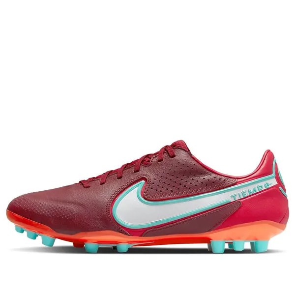 Кроссовки legend 9 pro ag футбольные бутсы красные Nike, красный