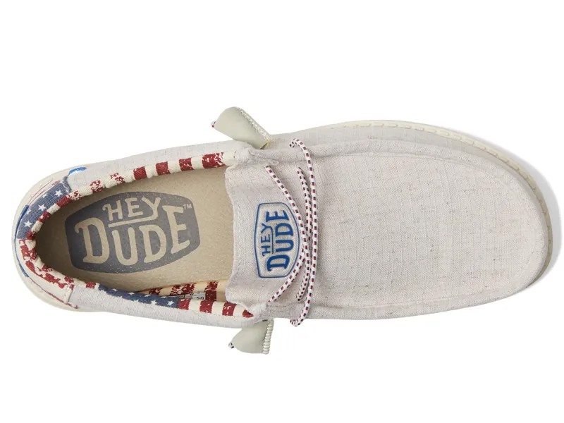 Кроссовки Hey Dude Wally Patriotic Slip-On Casual Shoes