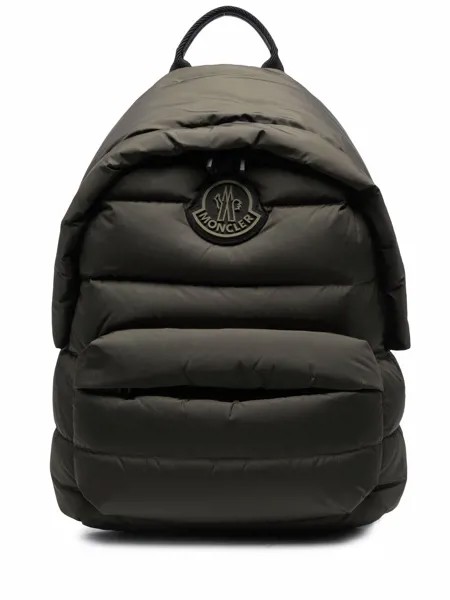 Moncler стеганый рюкзак с нашивкой-логотипом