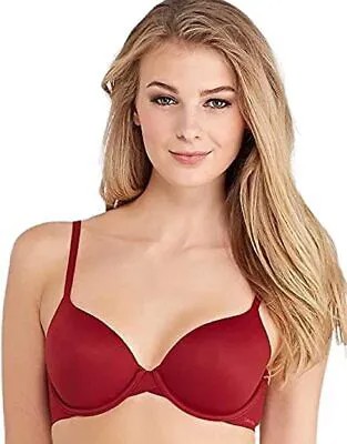 Calvin Klein Бюстгальтер-футболка Perfectly Fit с легкой подкладкой Memory Touch, Dylan Red,