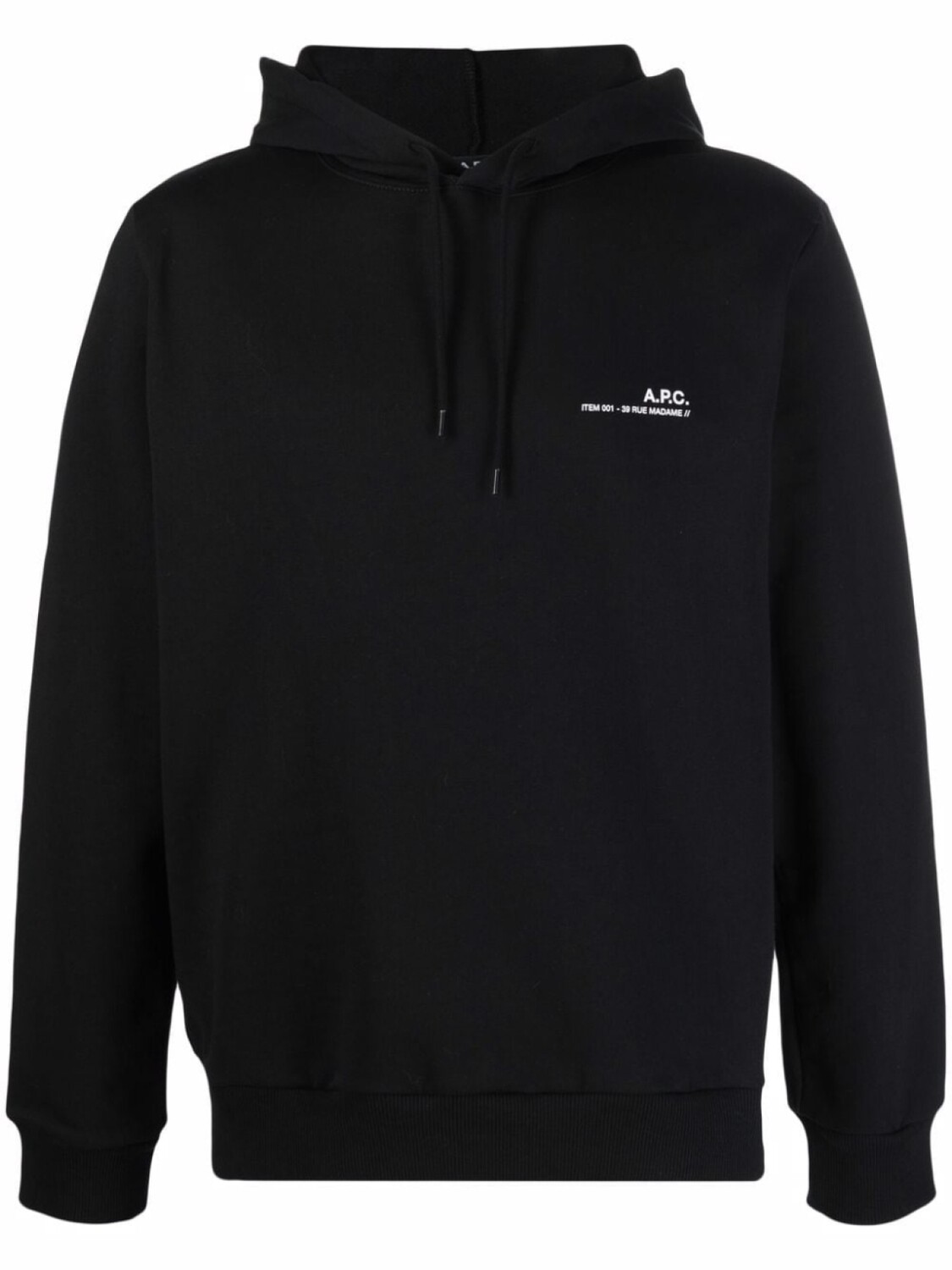 A.P.C. худи с логотипом, черный