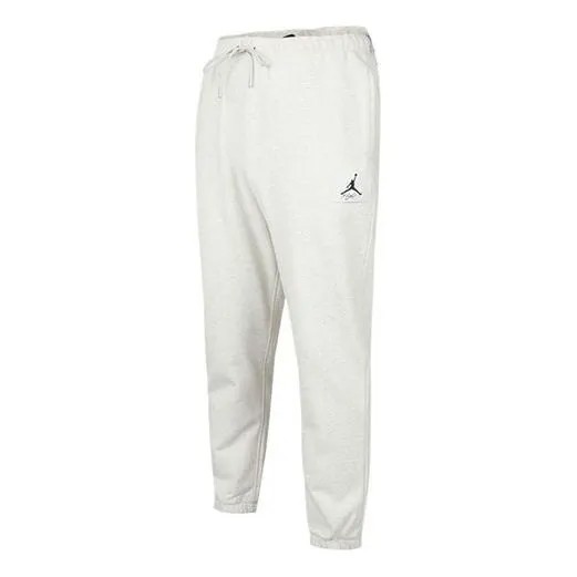 Спортивные штаны Men's Air Jordan Flying Man Logo Bundle Feet Loose Sports Pants/Trousers/Joggers Autumn Gray, серый