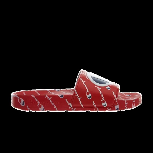Кроссовки Champion IPO Slides 'Repeat Print - Red', красный
