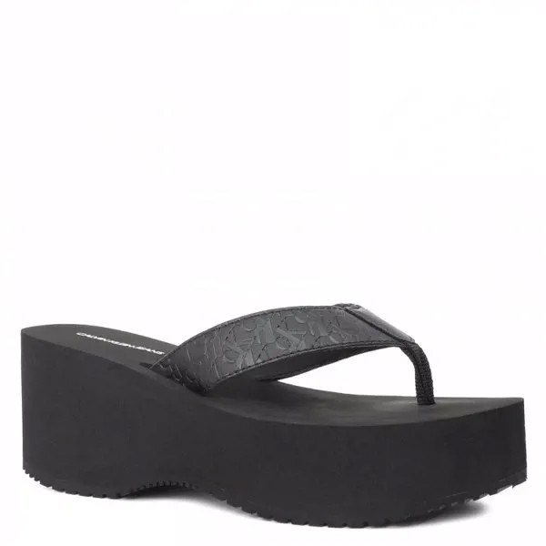 Женские сланцы CALVIN KLEIN JEANS FLIP FLOP WEDGE YW0YW00133 цв. черный 40 EU