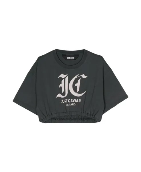 Футболка Поло с логотипом S Just Cavalli, черный