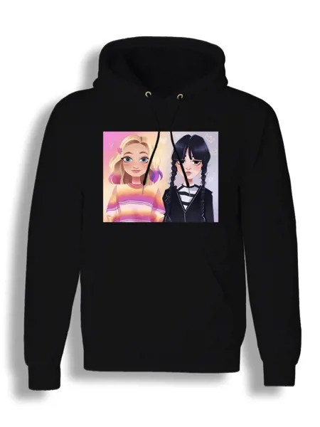 Худи унисекс СувенирShop Wednesday/Уэнсдэй/Венсдей 48 черное 2XL