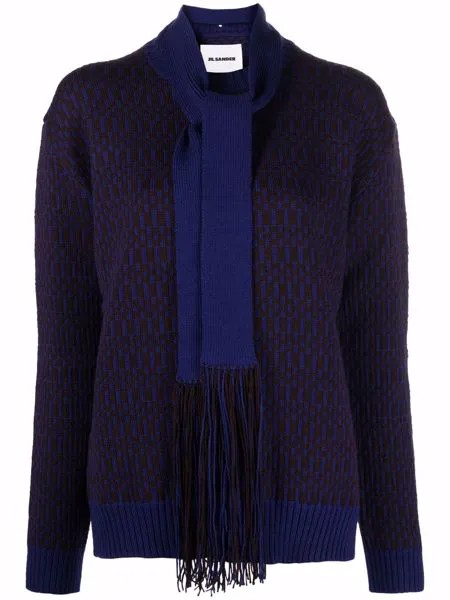 Jil Sander intarsia-knit jumper