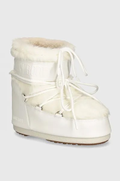 Зимние ботинки MB ICON LOW FAUX FUR Moon Boot, белый
